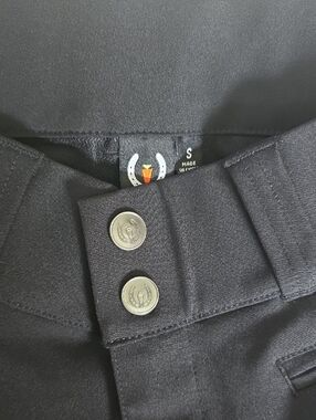 Kerrits Black Women's Ankle Pants with Dual Snap Waist